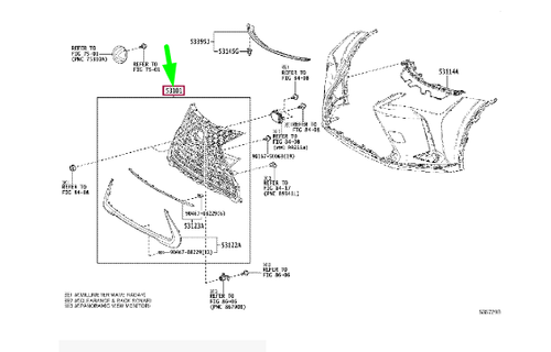 Zahusmページ OEM 2019 2020 2021 2022 Toyota Rav4 Front Lower Radiator