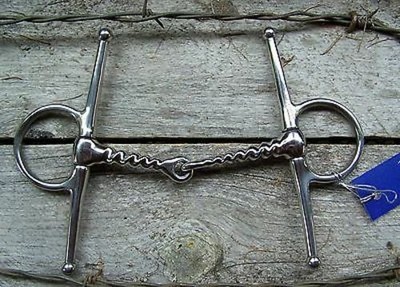 Englisch Bit - Komplette Wangen Mit Korkenzieher Twist (5 