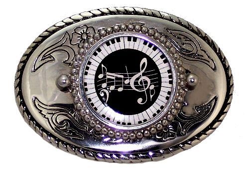 Hebillas de Cinturón De Metal Música Hombre