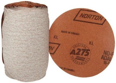 Norton 31476 6" Blank A275 PSA Disc Roll Sanding Sheets P220 Grit