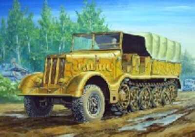1:72 TRUMPETER KIT Famo Sd.Kfz.9/18 Ton Halftrack TR07203 Model