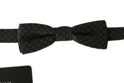 

Мужской галстук-бабочка DOLCE - GABBANA, 100% шелк, серый с узором, папийон, рекомендованная розничная цена 200 долларов США.