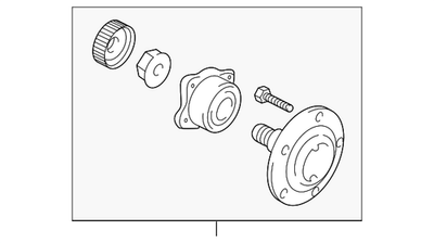 Genuine Mitsubishi Hub Assembly MB892408