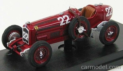 RIO-MODELS 4272 SCALA 1/43 ALFA ROMEO F1 P3 N 22 TARGA FLORIO 1935 L.CHIRON RED