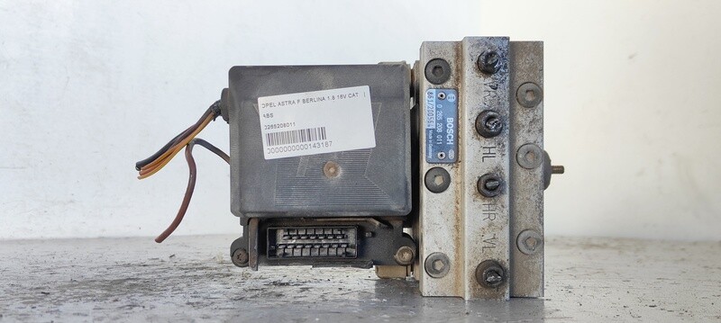 0265208011 Abs Pour Opel Astra F Berlina 1.8 16v Cat 1991 143187