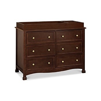 DaVinci Kalani 6 Drawer Double Wide Dresser, Espresso 'M5529Q - Nursery