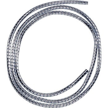 Drag Specialties Chrome Motorcycle Cable/Wire Covering 3/16in x 5ft DS-223000