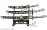 3er Samurai Schwerten Set Brieföffner mit Ständer HK32-3