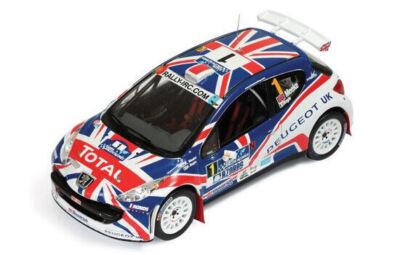 1/43 IXO RAM442 Peugeot 207 2010 Sata Rally Acores Winners #1 Meeke & Nagle New