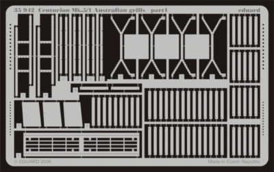 Eduard 1/35th Scale Set No. 35942 Centurion Mk 5/1 Grills for AFV Club Kit 35100