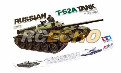 Tamiya Military Model 1/35 Russian T-62A Tank Scale Hobby 35108