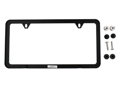 Ford Performance Black Stainless Steel Slim Line License Plate Frame M-1828-SSB