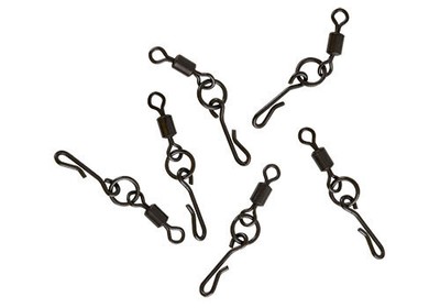 Fox Edges Kwik Change O Ring Swivels Karpfen Wirbel Gr. 10 und 7 Angelwirbel