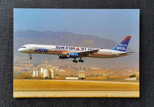 Postkarte Ansichtskarte Arkia Israeli Airlines Boeing 757-300