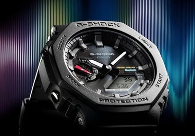 Pre-owned Casio G-shock Men Black Dial Analog-digital Ga-b2100-1adr (g1241)