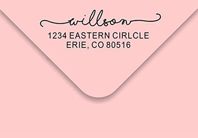 Return Address Stamp, Self Inking 4 Line , Christmas Gift Trodat 4913