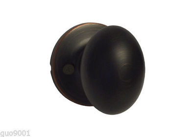 Oil Rubbed Bronze door Oval knobs Locks Handle Keyed Bedroom Lock egg shape