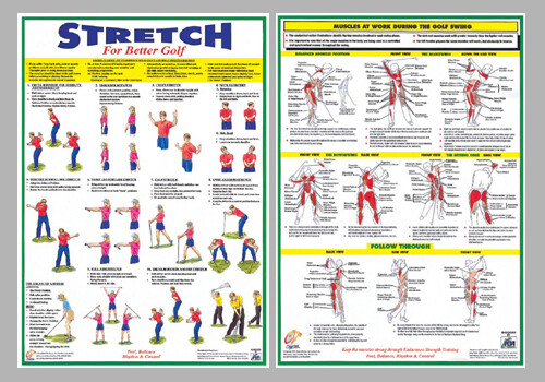 FITNESS FOR GOLF Stretching Workout Routine Professional 20x28