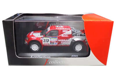 京商　1/43 日産navara ナバラ　ラリー　ニスモ 1/43 Nissan Navara Pick Up Paris-Dakar 2003 G.de Villiers