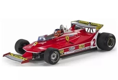 Mini Car 1/18 Ferrari 312 T5 1980 Monaco Gp 5Th 2 G. Villeneuve Collection Grpgv
