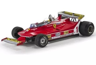 Mini Car 1/18 312 T5 1980 Monaco Gp 1 J. Schecter With Driver Figure Replicas Se