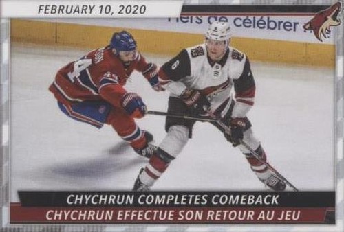 2020-21 Topps NHL Stickers - Jakob Chychrun #19