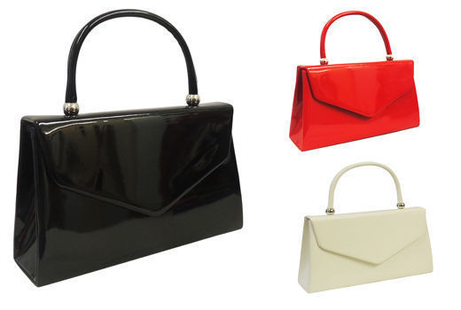Patent Leather Vintage Bags, Handbags and Cases