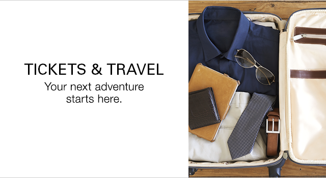 Tickets, Travel | Shop Now