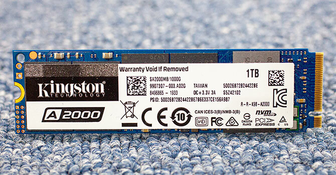 Kingston A2000 NVMe M.2 SSD 1tb 2個セット Kingston A2000 1TB NVMe PCIe Gen3 M.2 SSD Review