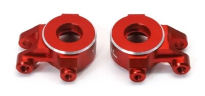 TREAL TRX 4M Front Steering Knuckles Set Aluminum (2) Red X003KlKGPJ