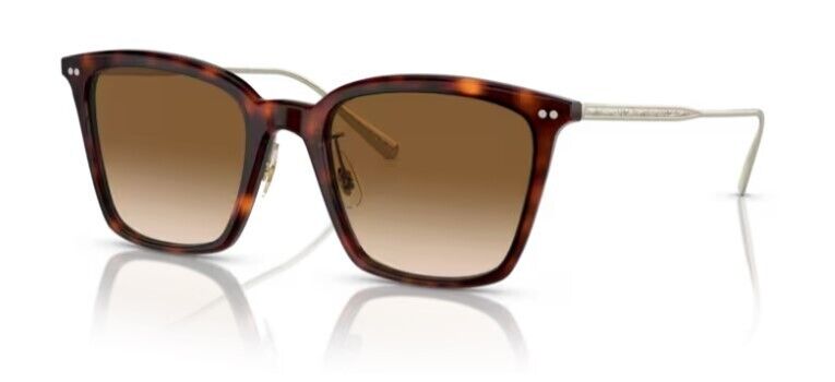 Pre-owned Oliver Peoples 0ov5516s Luisella 176851 Tortoise-gold/brown Men's Sunglasses