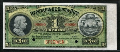 Gem UNC Costa Rica P-265 2003 2000 Colones
