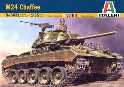 Tamiya Italeri 1/35 Military Series 38431 America Light Tank M24 Chaffee
