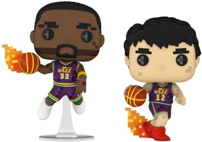 FUNKO POP! 8-BIT: NBA JAM - Utah Jazz 2PK [New Toy] Vinyl