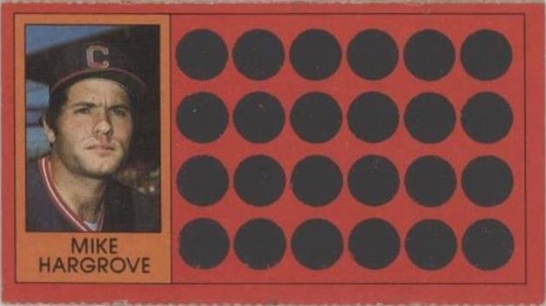 1981 Topps Baseball Scratch-Off - Mike Hargrove #32
