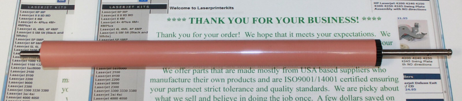 LPR-M452 FUSER PRESSURE ROLLER HP LASERJET PRO M452 M377 MFP M477 ISO9001 USA