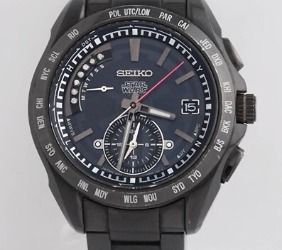 SEIKO BRIGHTZ SAGA125 Star Wars Darth Vader Solar Radio