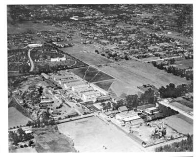 Brunton And Clune Studios And The Hollywood Memorial Park 1918 Cal - Old Photo