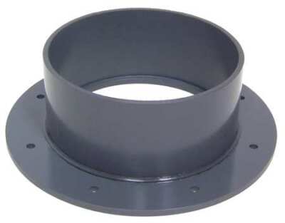 Plastic Supply Pvcf12 Flange, 12 In Duct Dia, Type I Pvc, 16'' L, 3-3/4'' H