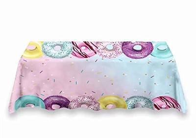 For Baby Shower Donut Theme Tablecloth Party Supplies...