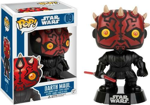FUNKO POP STAR WARS DARTH MAUL 09 BOBBLE HEAD SEALED MIMB In