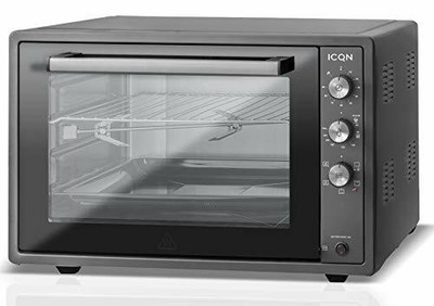 ICQN 70XXL Mini-Öfen | 1800 W | Mini-Backofen mit Innenbeleuchtung (Anthrazit)