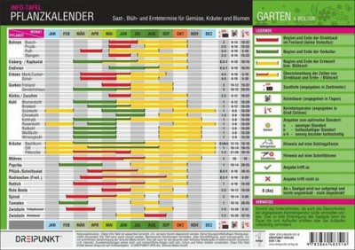 Pflanzkalender|Michael Schulze|Sonstige Handelsware|Deutsch