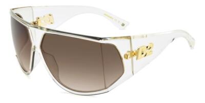 Pre-owned Dsquared2 Sunglasses D2 0124/s 900/ha Trasparent Brown Man