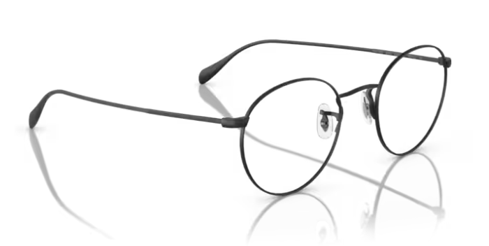 OLIVER PEOPLES OLIVER PEOPLES 0OV1186 COLERIDGE 5062 MATTE BLACK ROUND MEN'S EYEGLASSES