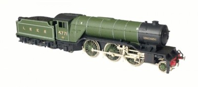 アンティーク　英国　HORNBY　LNER 8123　ゼンマイ動力車 アンティーク 英国 HORNBY LNER 8123 ゼンマイ動力車