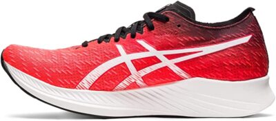 

Мужские беговые кроссовки ASICS Magic Speed, Sunrise RED/White, 12 D(M) США