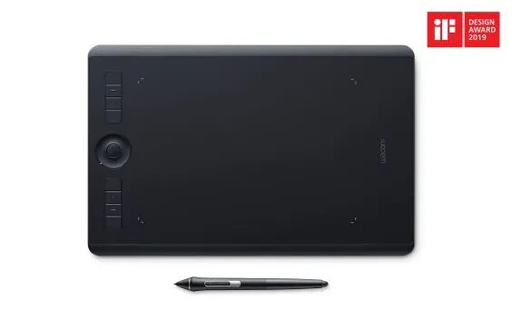 美品 Wacom Intuos Pro PTH-660/K0 Wacom PTH-660/K0 Pen Tablet Intuos Pro Medium 2017 Model