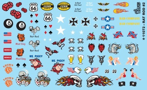 Gofer Racing 11072 x 1/24-1/25 Rat Rod Graphics #2 | eBay