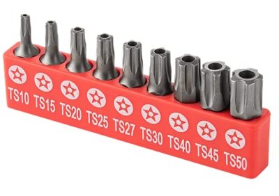 9Pc Torx Star 5 Point Security Tamper Proof Driver Bit Set- T10 1520252730404...